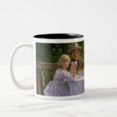 夏の午後のお茶 ツートーンマグカップ (左)