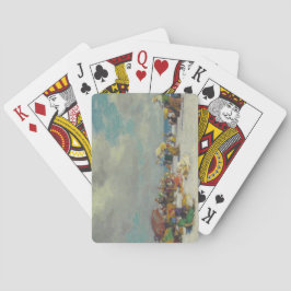 夏の午後のビーチ（E.H.ポットサスト） トランプ