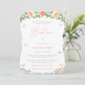 夏の午後少女洗礼式パーティー 招待状 (スタンド正面)