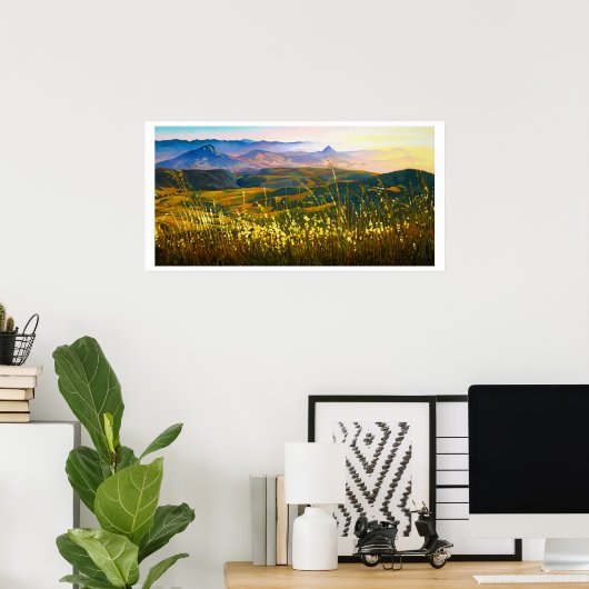 夏の午後 ポスター (ホームオフィス)