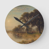 夏の午後 (1865) - 円形時計 ラウンド壁時計 (正面)