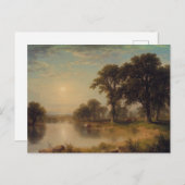 夏の午後(1865) - Asher Brown Durand ポストカード (正面/裏面)