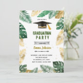 夏の卒業式テーマの招待状 招待状 (スタンド正面)