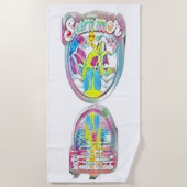 夏の反射 ビーチタオル (正面)