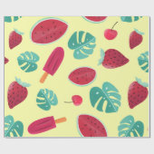 夏の味 ラッピングペーパー (フラット)