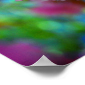 夏の喜び – ピンクのさくらんぼ ポスター (角)