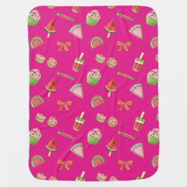 夏の喜び ベビー ブランケット