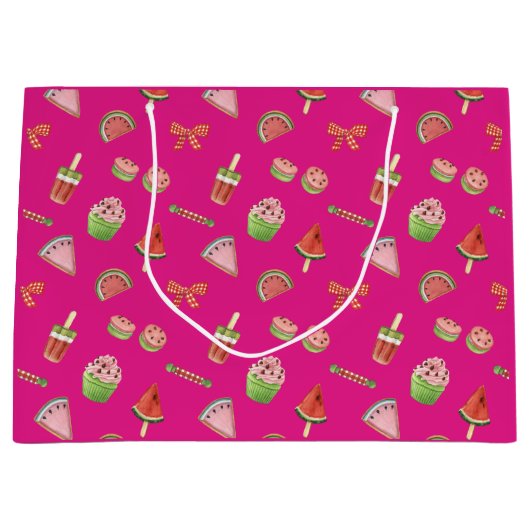 夏の喜び ラージペーパーバッグ (正面)