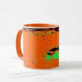 夏の噴射 – ジェットスキーおもしろい マグカップ (正面左)