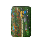 夏の園芸猫 バスマット (正面縦)