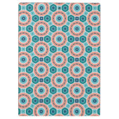 夏の地中海の雰囲気の幾何学的パターン クリップボード (裏面)