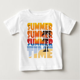 夏の夏の時間！ ベビーTシャツ