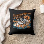 夏の夏の間の不気味雰囲気、ハロウィーンの贈り物 クッション (ブランケット)