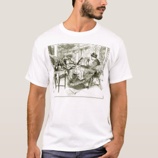 夏の夕べの人の軽く短いSelleveのTシャツ Tシャツ