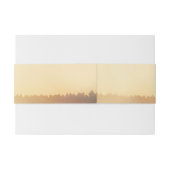 夏の夕べの日没の素朴な結婚式 招待状ベリーバンド (裏面例)