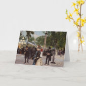 夏の夕べインTivoli | ポール・フィッシャー カード (黄色い花)