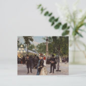 夏の夕べインTivoli | ポール・フィッシャー ポストカード (スタンド正面)