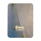 夏の夕べオンザスケーゲンサザンビーチ マグネット (縦)