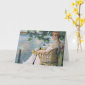 夏の夕べ | エドワード・キュケル カード (黄色い花)