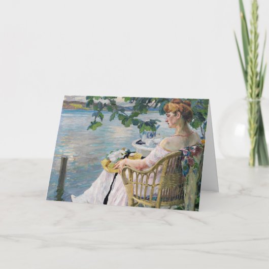 夏の夕べ | エドワード・キュケル カード (正面)