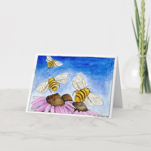 夏の夕べ カード (正面)