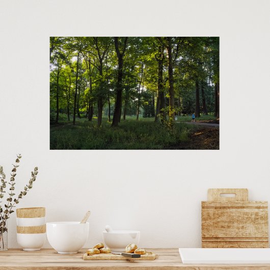 夏の夕べ、ビュートパークカーディフ ポスター (キッチン)