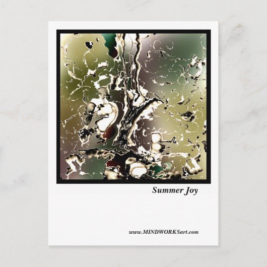 夏の夕べ ポストカード (正面)