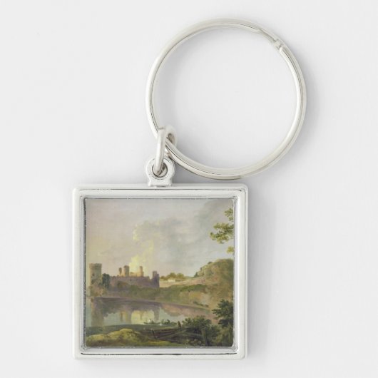 夏の夕べ(Caernarvonの城) c.1764-65 (油 キーホルダー (正面)