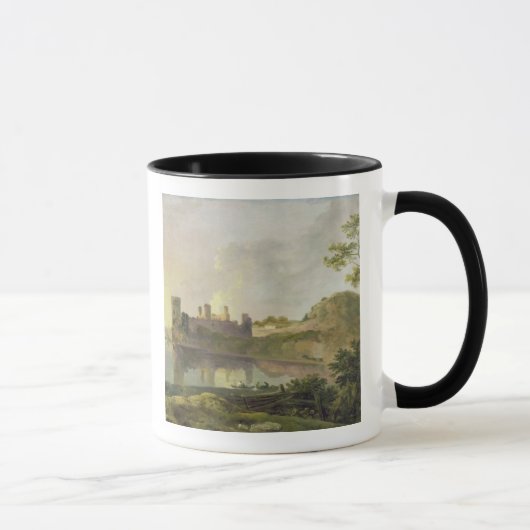 夏の夕べ(Caernarvonの城) c.1764-65 (油 マグカップ (右)