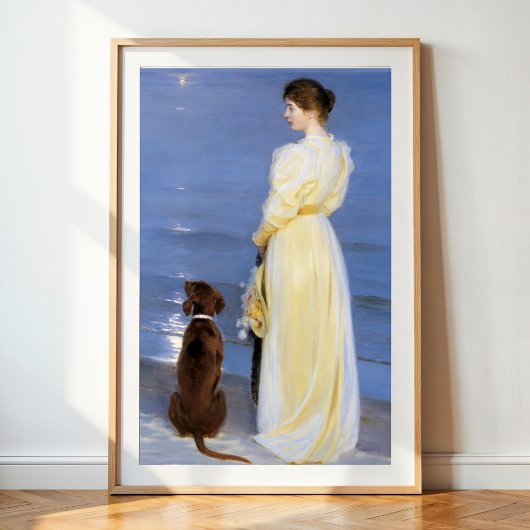 夏の夕べat Skagen, P.S.Kroyer, Art ポスター