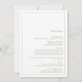 夏の夕日の水の色結婚すべて 招待状 (裏面)