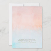 夏の夕日の水彩開発のお知らせ 招待状 (裏面)