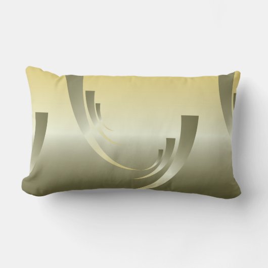 夏の夕日の色 ランバークッション (正面)