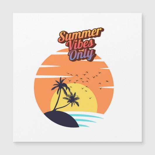 夏の夕日 (正面)