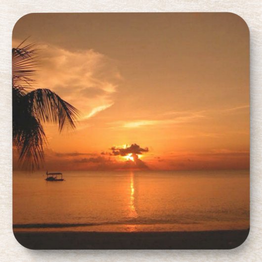 夏の夕日 コースター (正面)