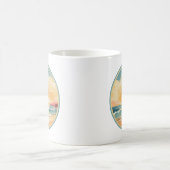 夏の夕日 コーヒーマグカップ (中央)