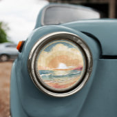 夏の夕日 シール