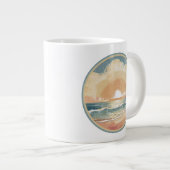 夏の夕日 ジャンボコーヒーマグカップ (正面右)