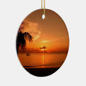 夏の夕日 セラミックオーナメント (右)