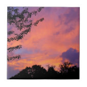 夏の夕日 タイル (正面)