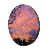 夏の夕日 ダーツボード (正面右)