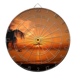夏の夕日 ダーツボード
