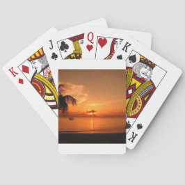 夏の夕日 トランプ