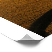 夏の夕日 ポスター (角)