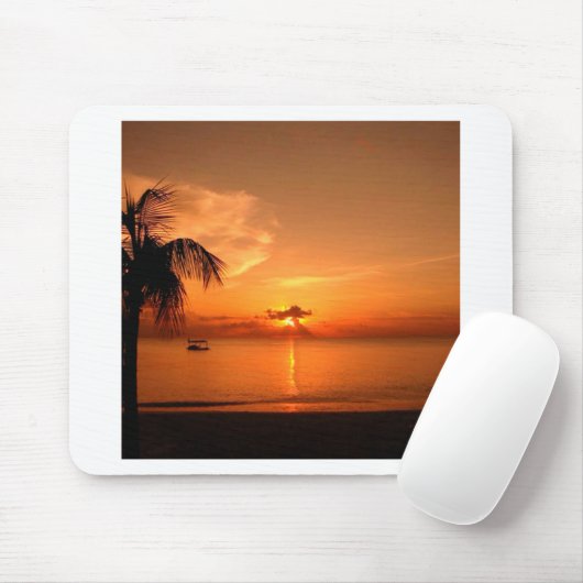 夏の夕日 マウスパッド (マウス)