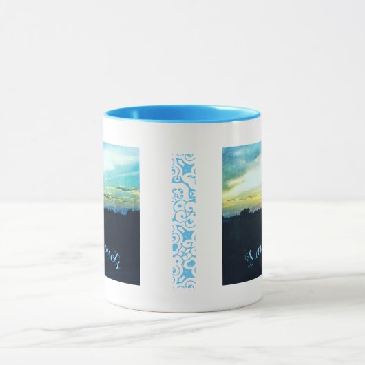 夏の夕日 マグカップ (中央)