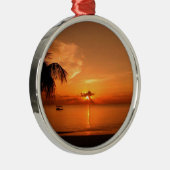 夏の夕日 メタルオーナメント (右)
