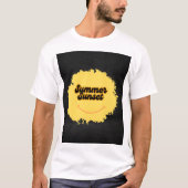 夏の夕日 Tシャツ (正面)