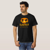 夏の夕焼け Tシャツ (正面フル)