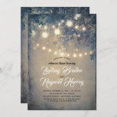 夏の夜の国素朴のリハーサルディナー 招待状 (正面/裏面)